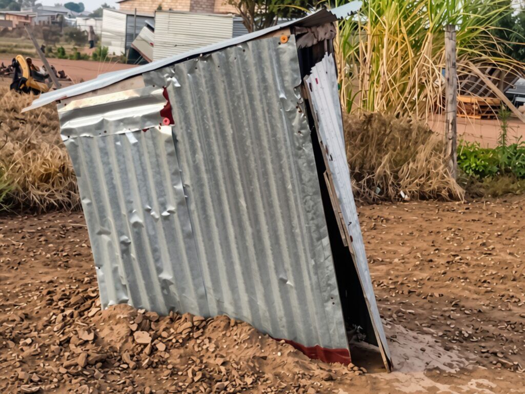IN PHOTOS | No room left to dig: Inside Stinkwater’s pit toilet crisis 4 Closed-off pit toilet