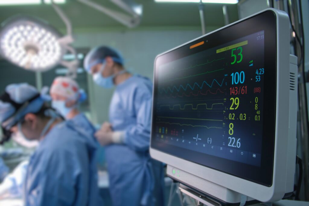 Emergency hysterectomy explained: When can doctors remove a woman’s womb without consent? 1 Heart rate and patient condition control monitor in hospital theater room during surgery operation AdobeStock 484252077
