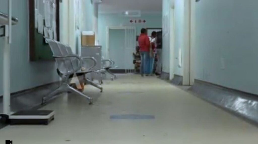stock image of hospital corridor - adobe stock