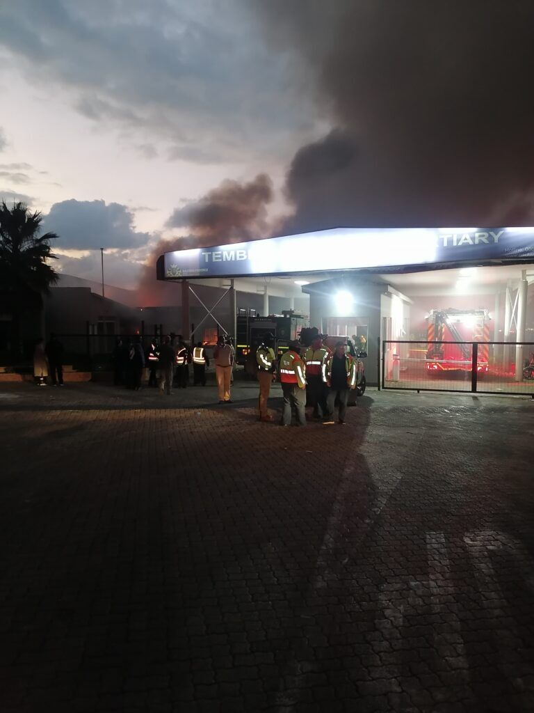 Tembisa Hospital closed to new patients following emergency unit fire 2 IMG 20250419 180418